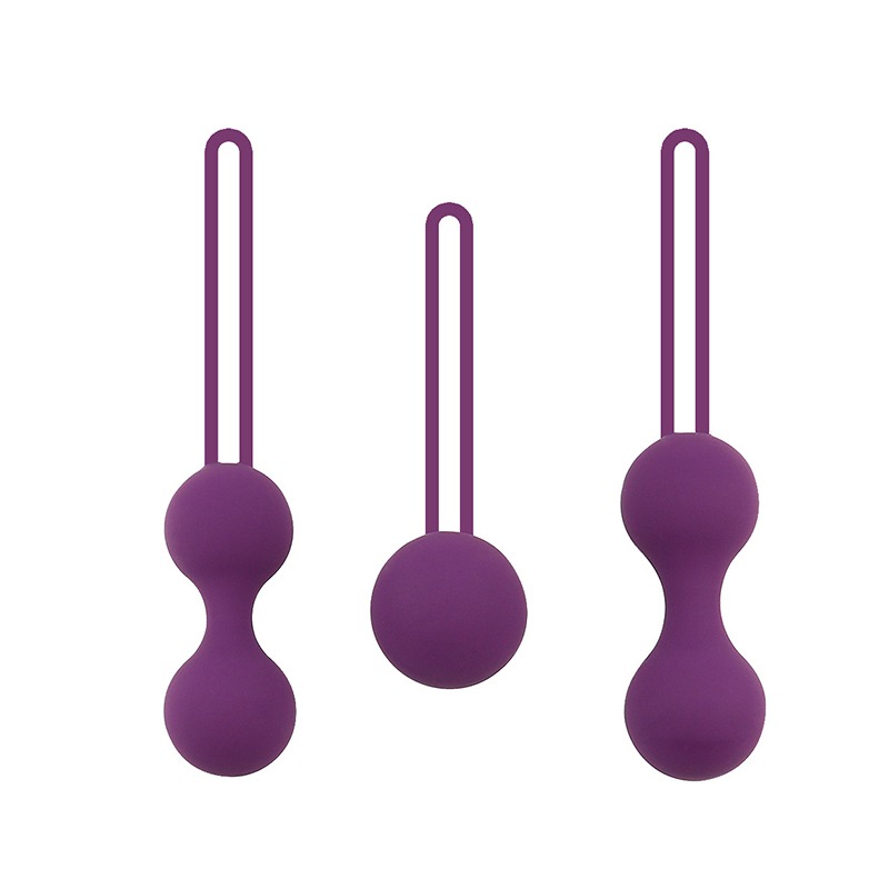 lila kegel ball