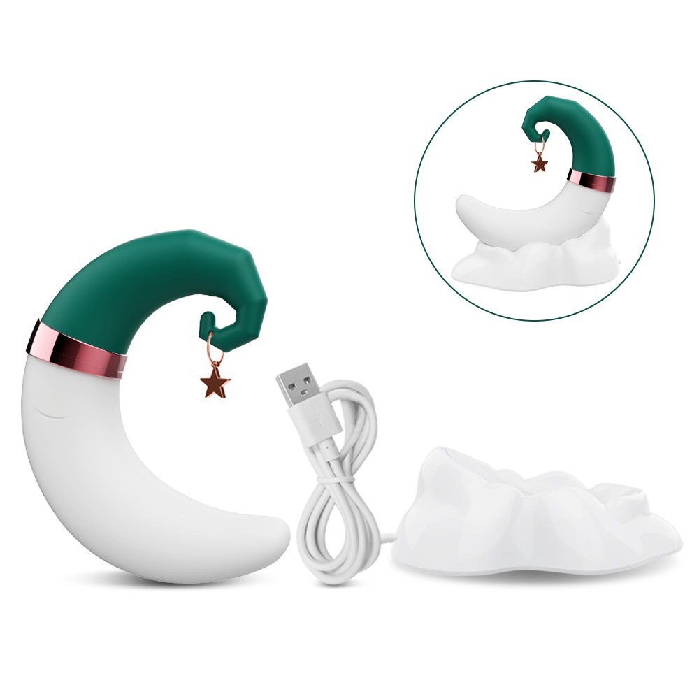 Hold Alakú Vibrátor - zöld