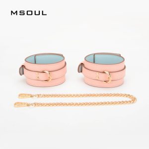 kényeztető bilincs szett rózsaszín-kék színben